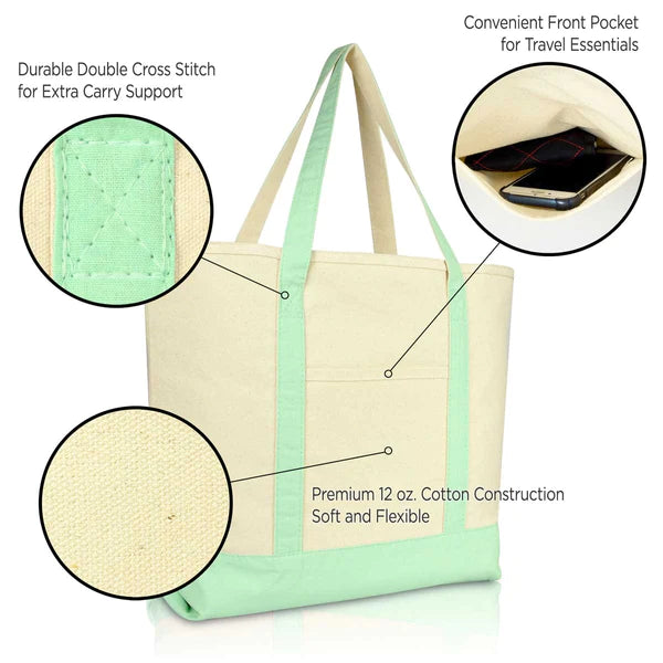 Two Tone Canvas Bag