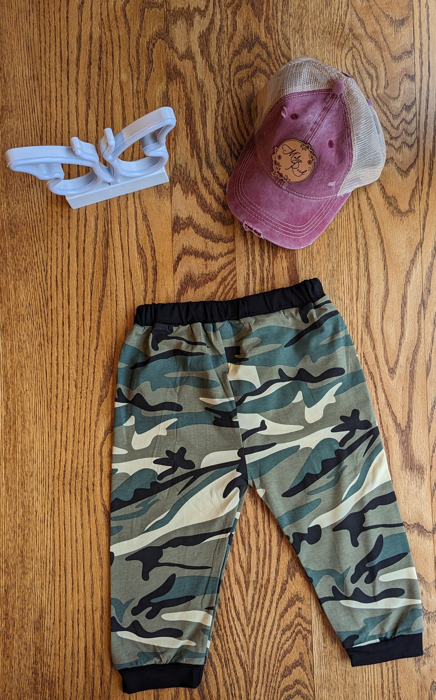 Camo Capri Joggers 8Y (RTS)